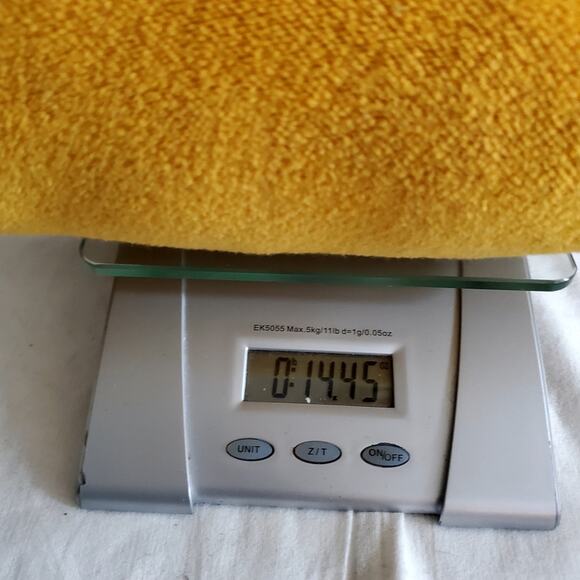 Dutch Bros Coffee Mens Sweater Mustard Yellow Sweatshirt Fleece Size S Small - Picture 8 of 8